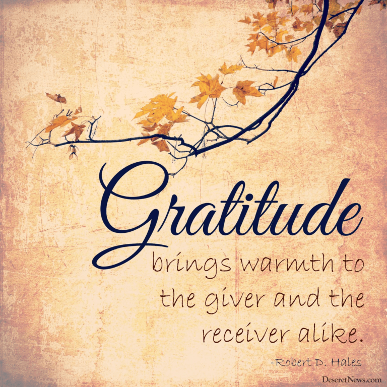 Gratitude