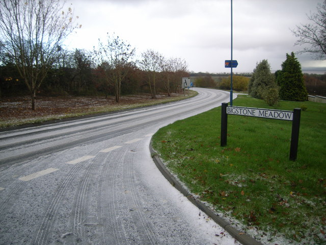 Heavy Hailstorm Turns La Marquesa White, Disrupts Highway