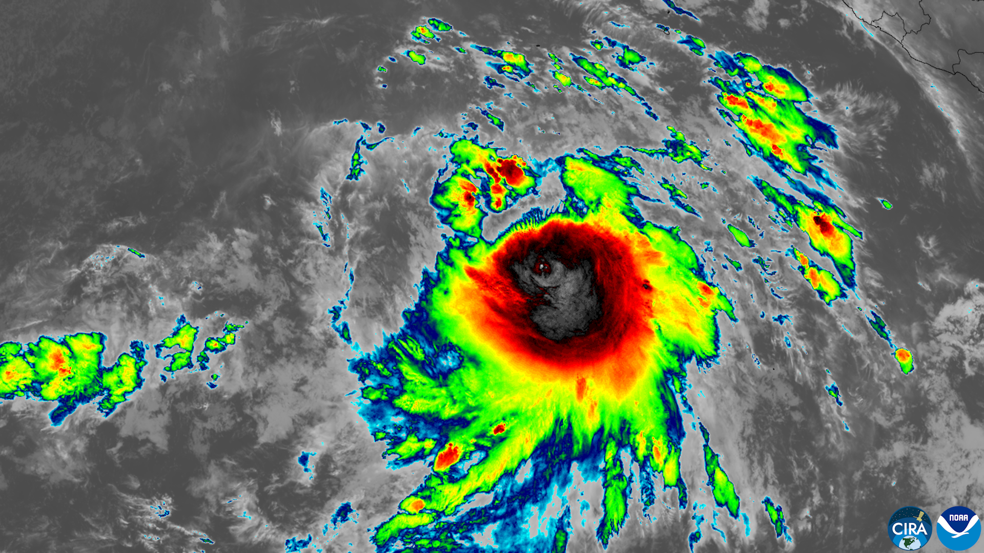 Hurricane Polo Strengthens Back to Category 5